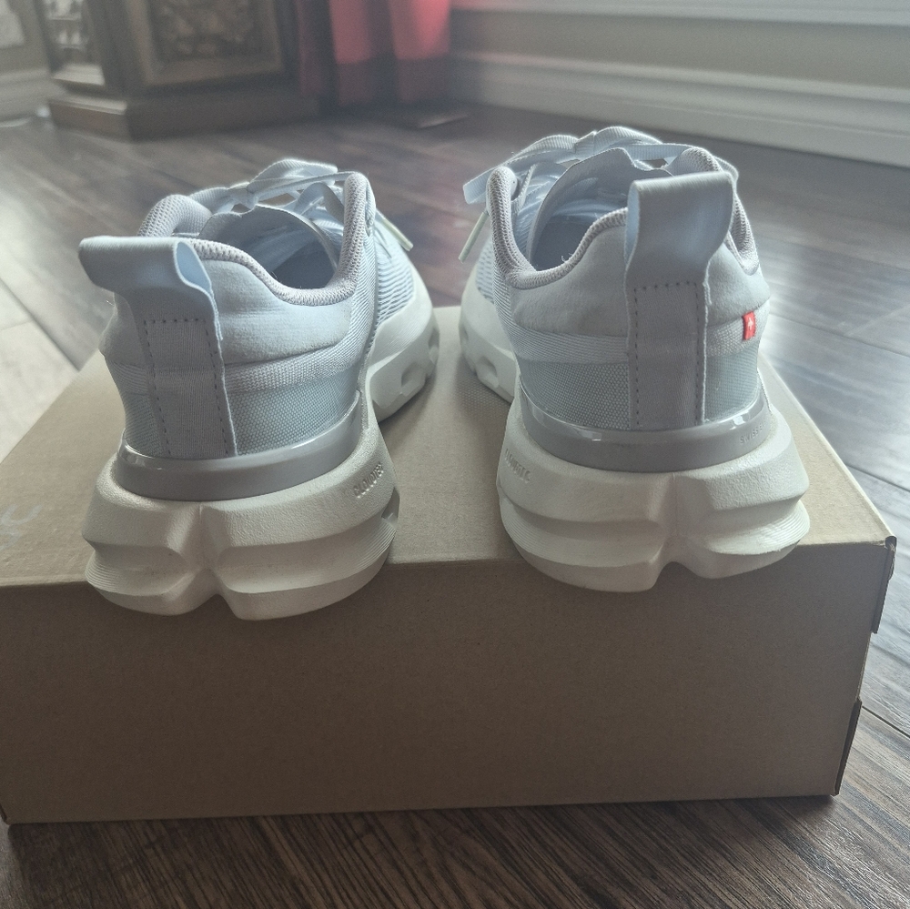 On Cloudpulse Next Running Athletic Shoes White Blue Gray Arctic Glacier 8.5 40 - Picture 7 of 11